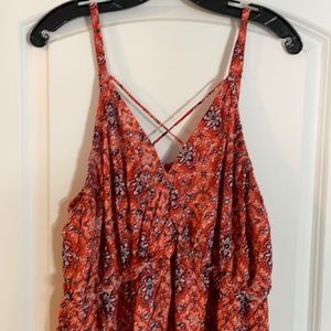 Orange xhilaration sundress.-see full description